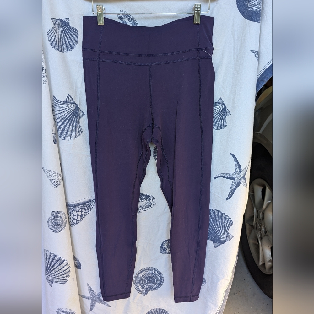 Lululemon Size 10 Purple Full Length Leggings
